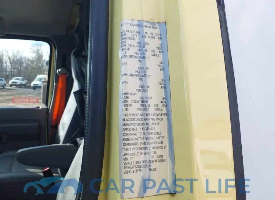 1FDXE4FS4KDC52244# 8