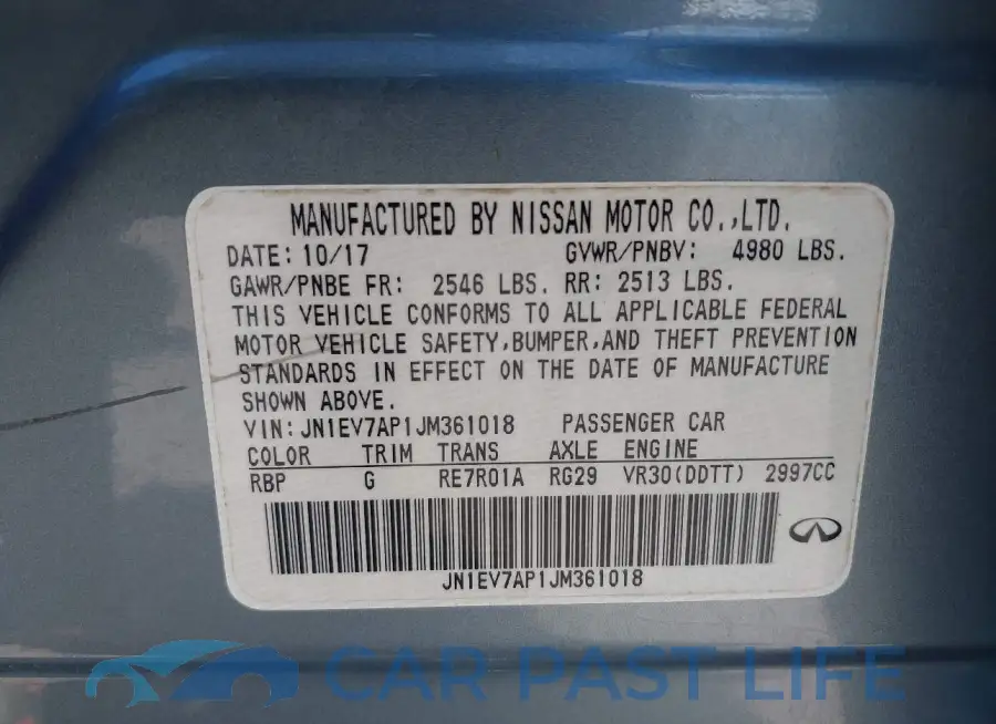 JN1EV7AP1JM361018# 9