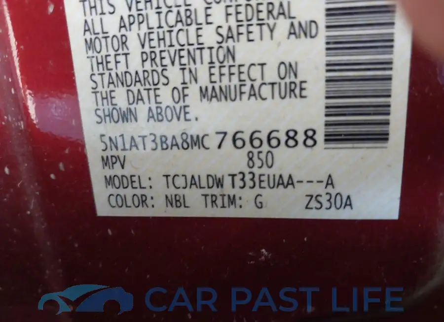 5N1AT3BA8MC766688# 9