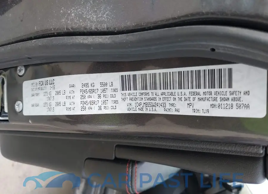 1C4PJMBS5GW241433# 9