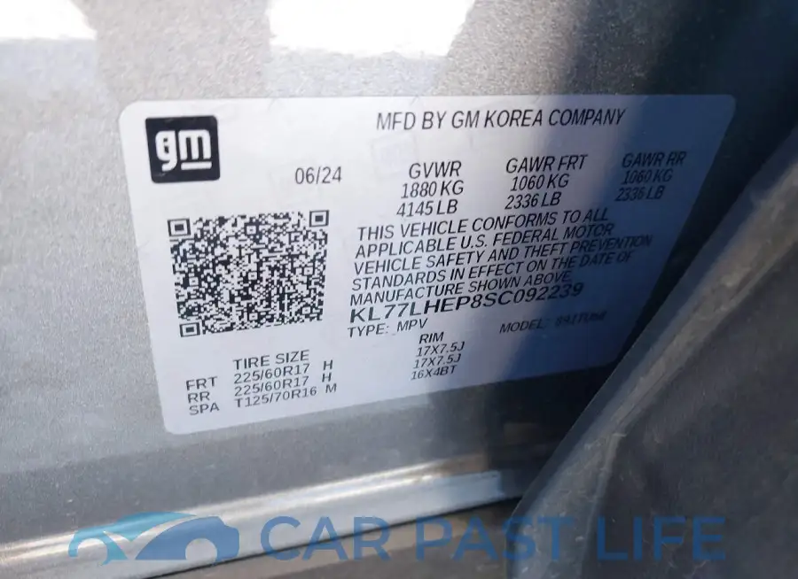 KL77LHEP8SC092239# 9