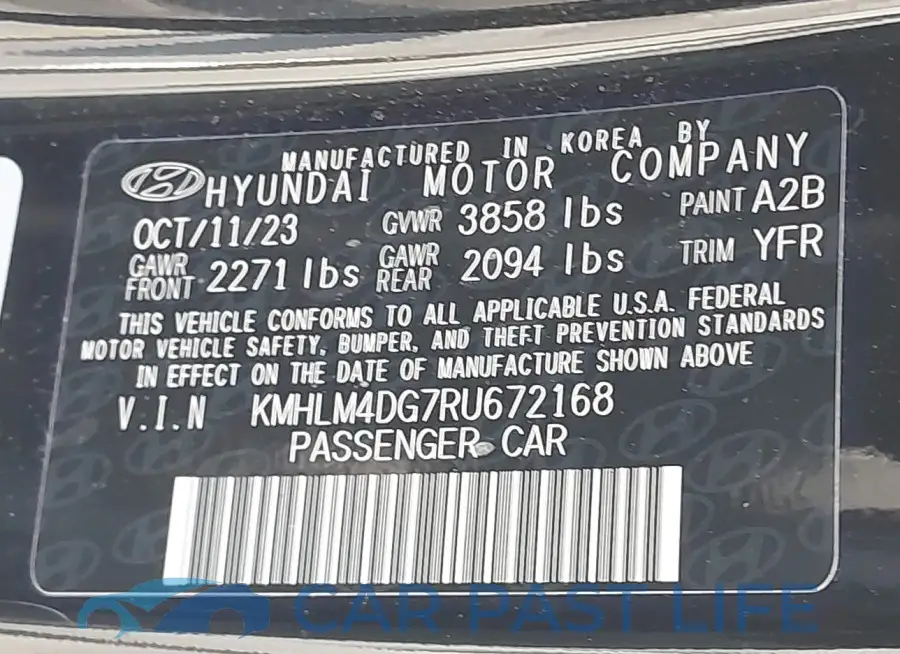 KMHLM4DG7RU672168# 9
