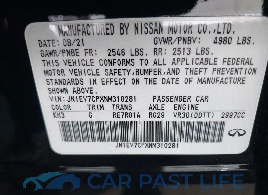 JN1EV7CPXNM310281# 9