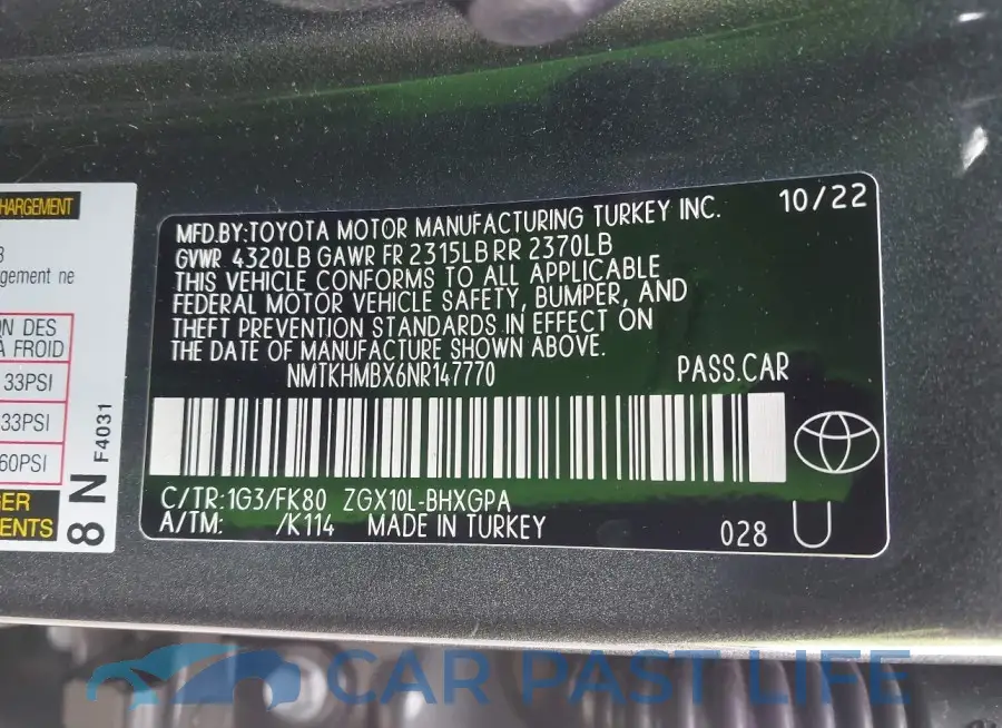 NMTKHMBX6NR147770# 9