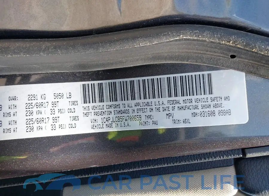 1C4PJLCB5FW700659# 9