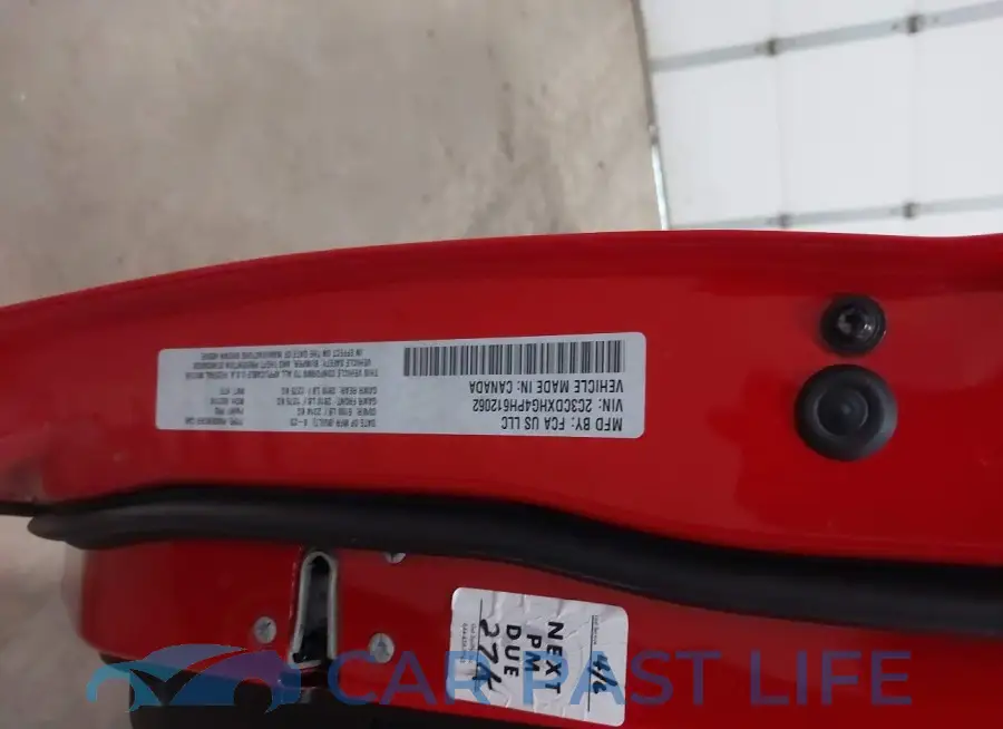 2C3CDXHG4PH612062# 9