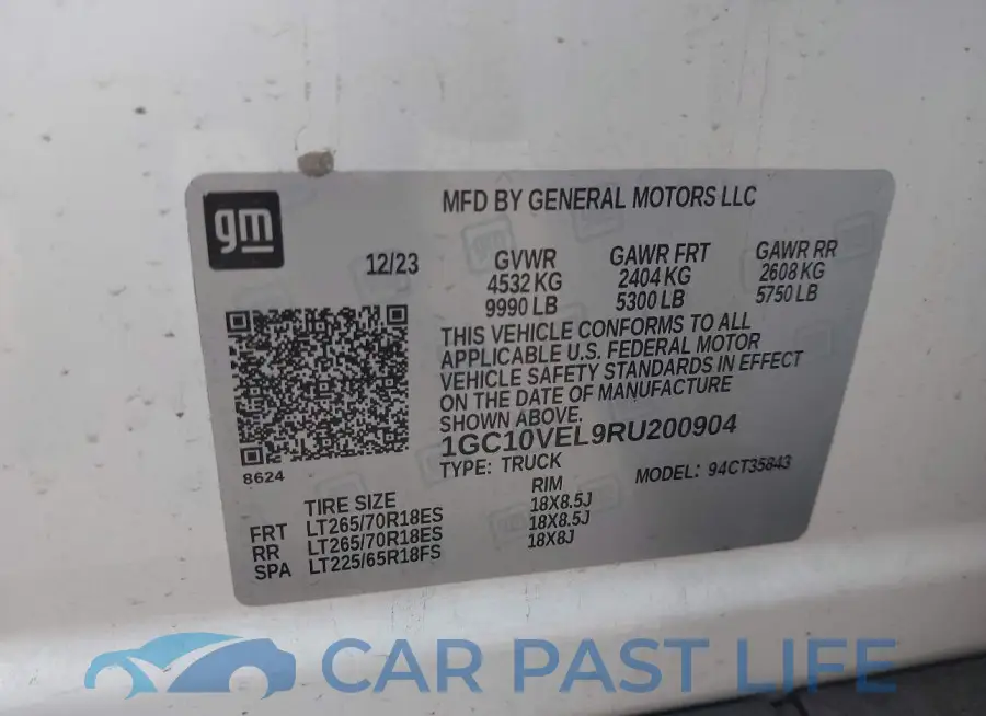 1GC10VEL9RU200904# 9