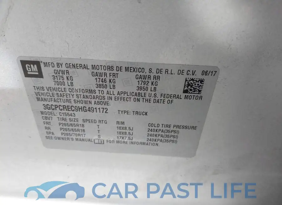 3GCPCREC9HG491172# 9