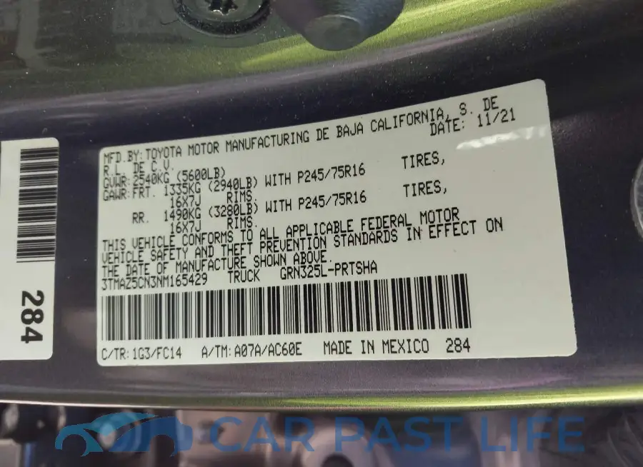 3TMAZ5CN3NM165429# 9