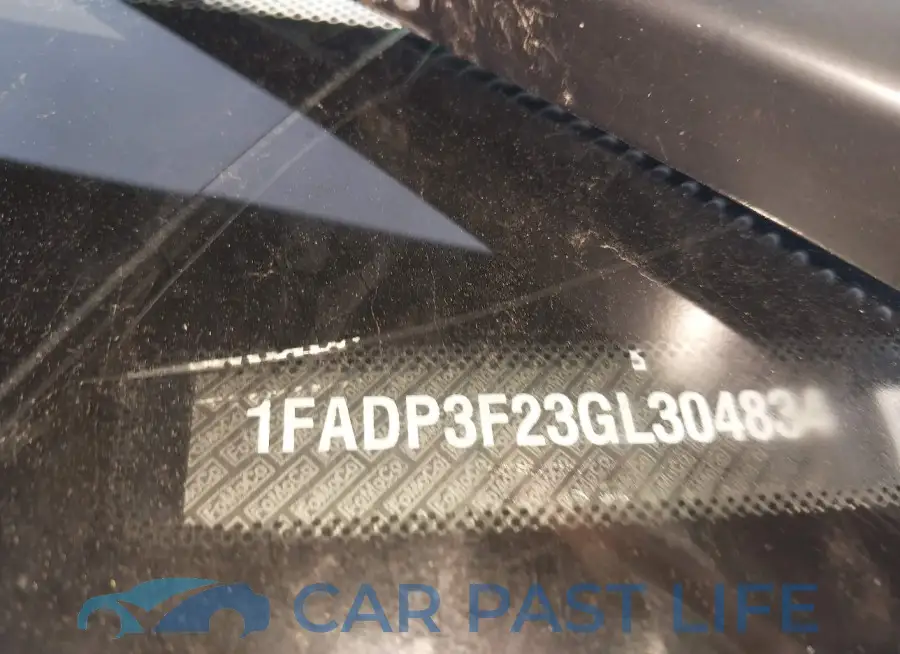 1FADP3F23GL304834# 9
