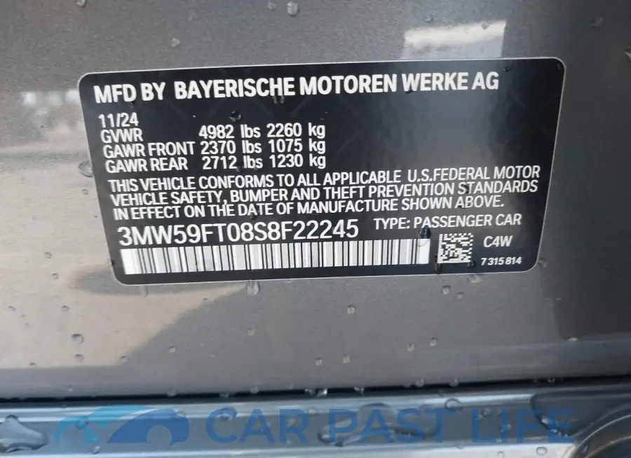 3MW59FT08S8F22245# 9