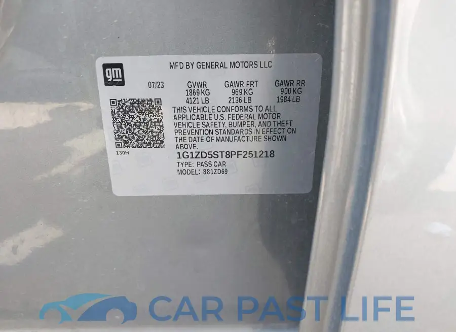 1G1ZD5ST8PF251218# 9