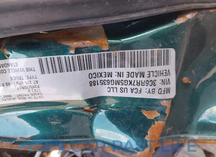 3C6RR7KG5MG635188# 9