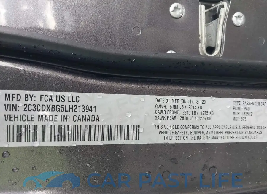 2C3CDXBG5LH213941# 9