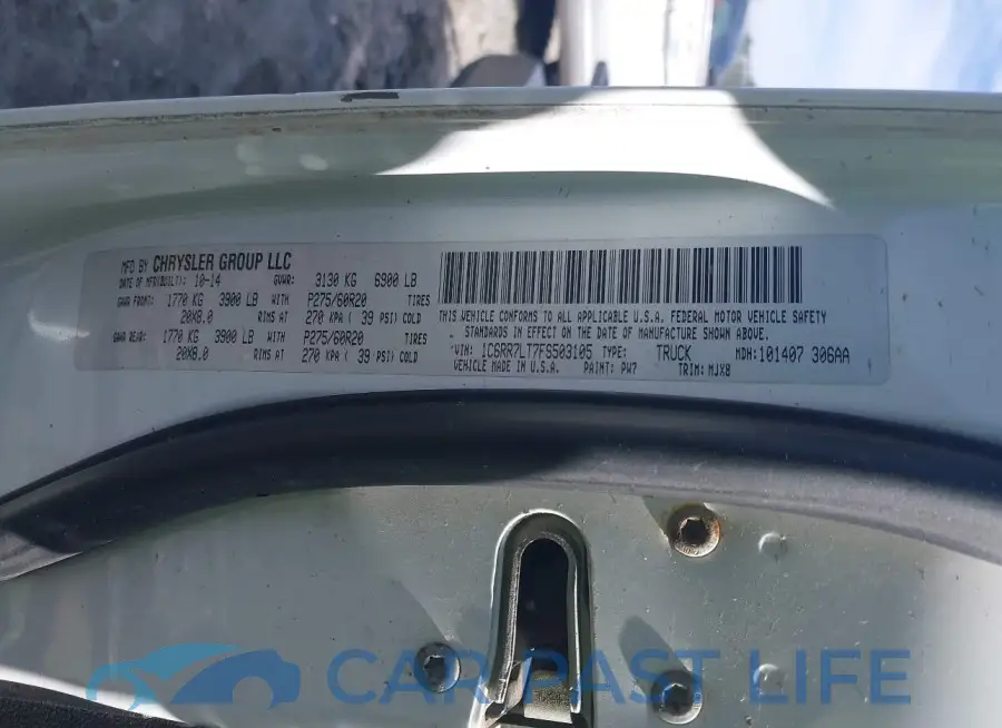1C6RR7LT7FS503105# 9