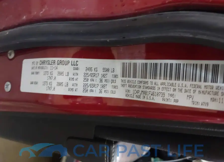 1C4PJMAB1FW610739# 8