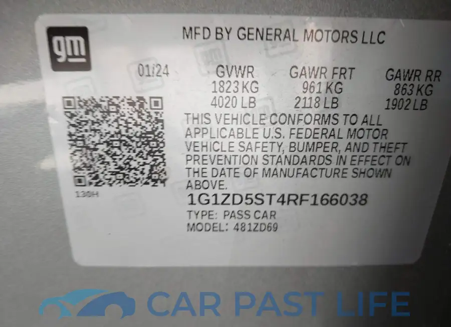 1G1ZD5ST4RF166038# 9