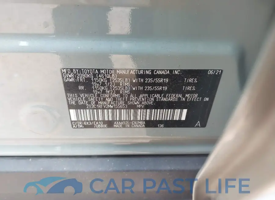 2T3C1RFV2MW155653# 9