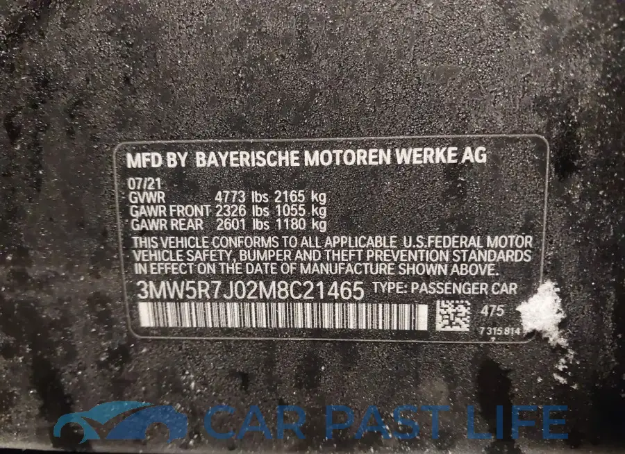 3MW5R7J02M8C21465# 9