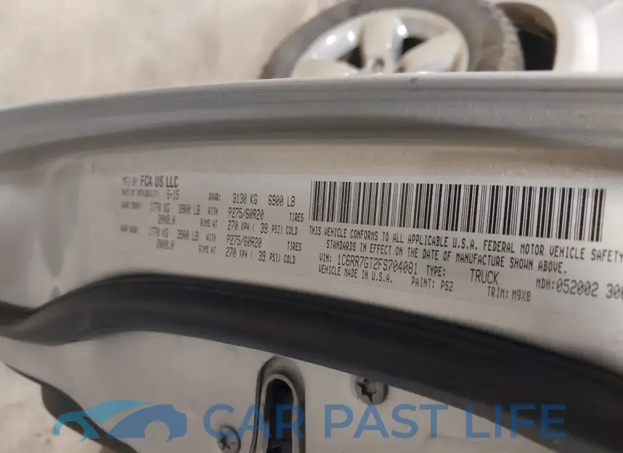 1C6RR7GT2FS704081# 9