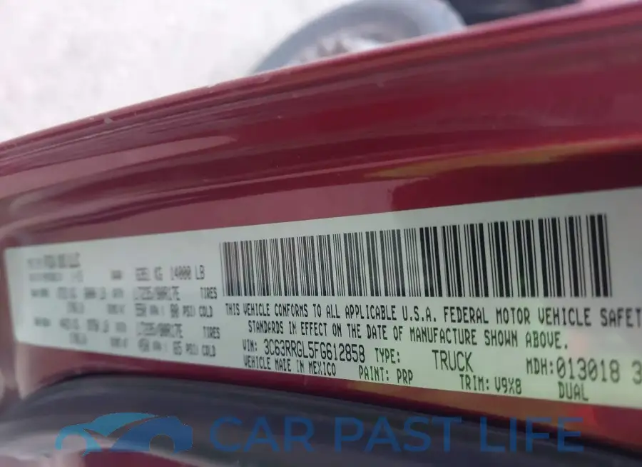 3C63RRGL5FG612858# 8