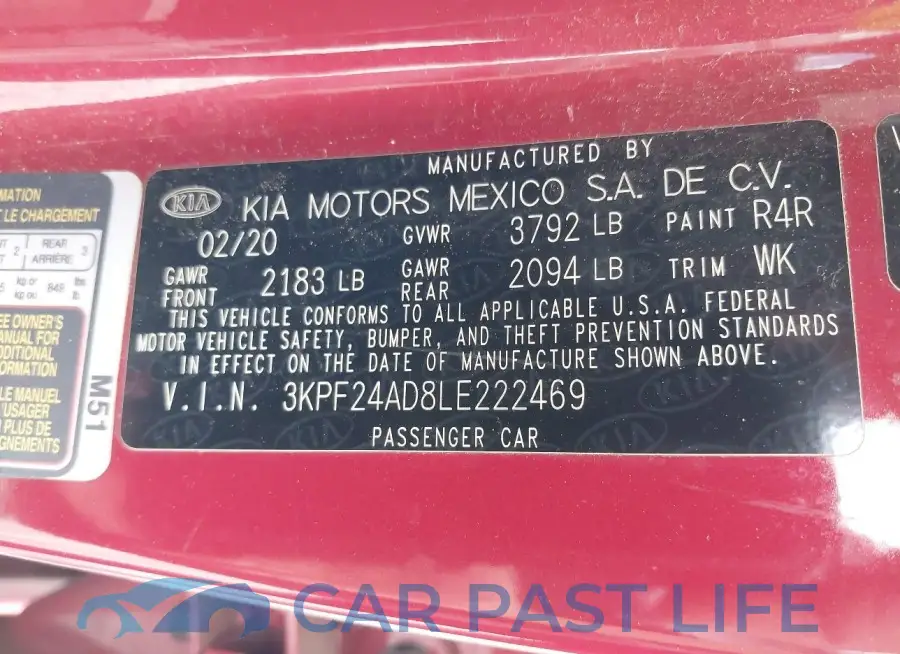 3KPF24AD8LE222469# 9
