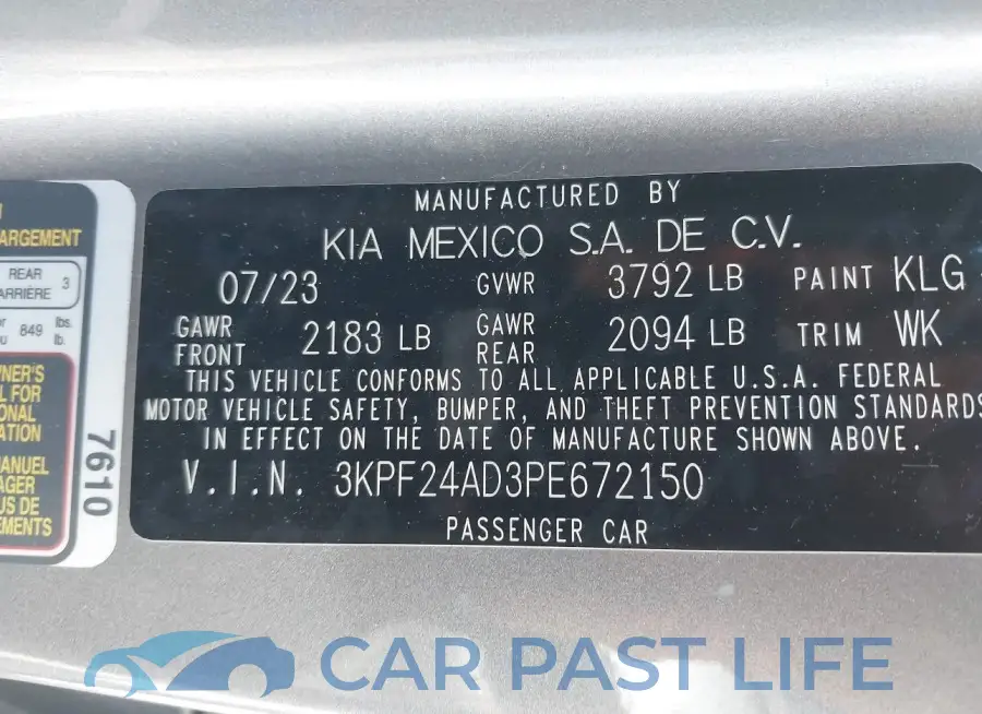 3KPF24AD3PE672150# 9