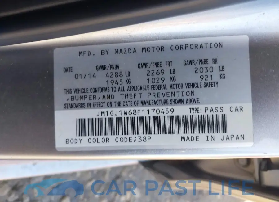 JM1GJ1W68F1170459# 9