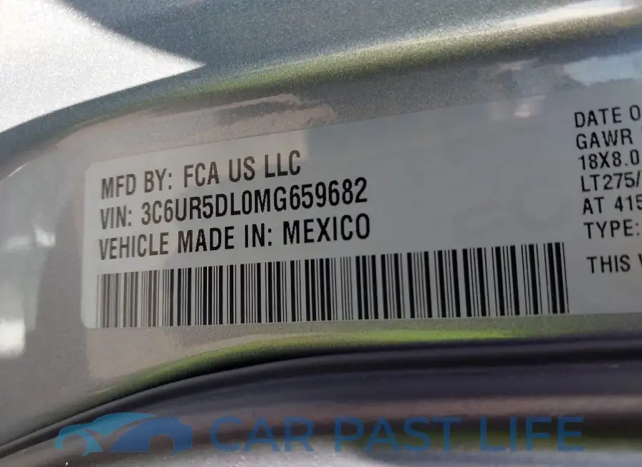 3C6UR5DL0MG659682# 9