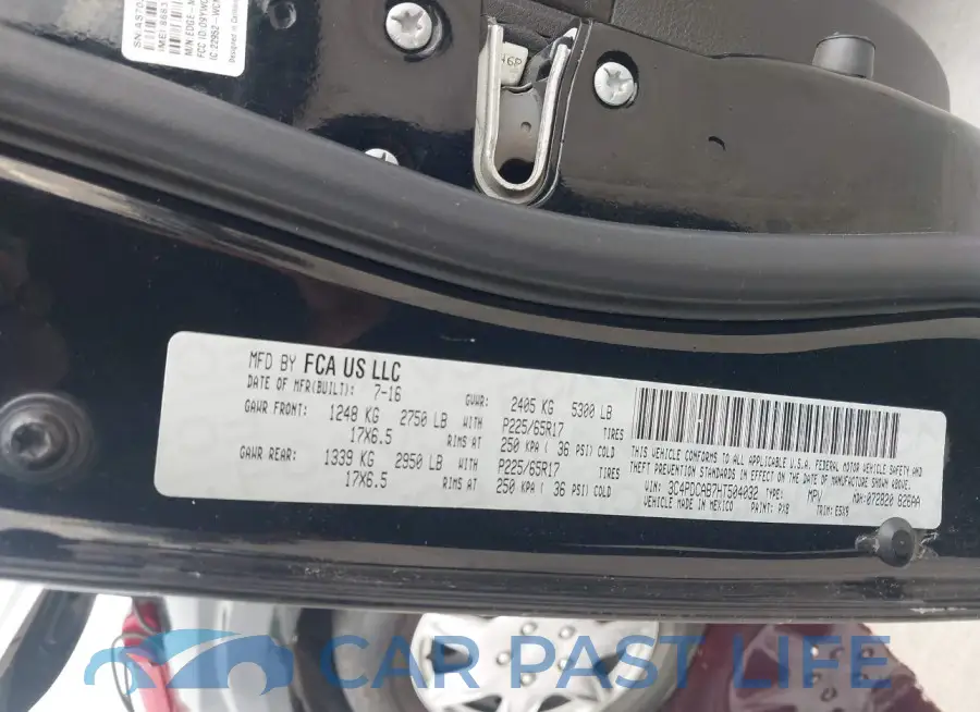 3C4PDCAB7HT504032# 9
