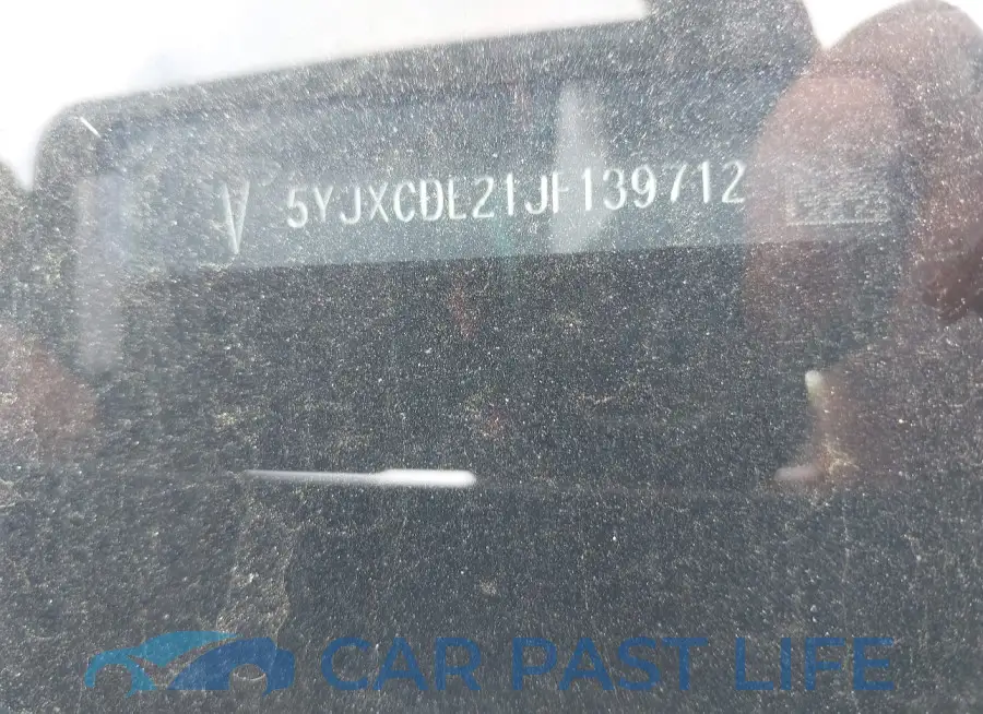 5YJXCDE21JF139712# 9
