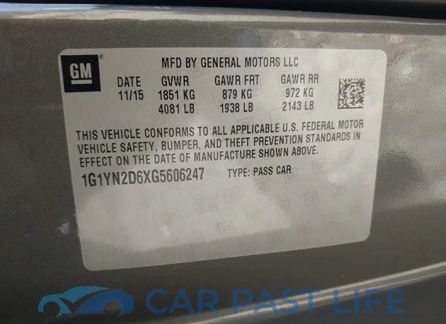 1G1YN2D6XG5606247# 9