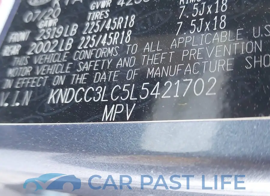 KNDCC3LC5L5421702# 9