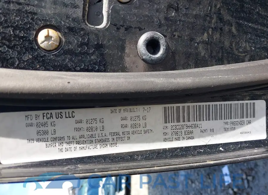 2C3CDZBT9HH636411# 9