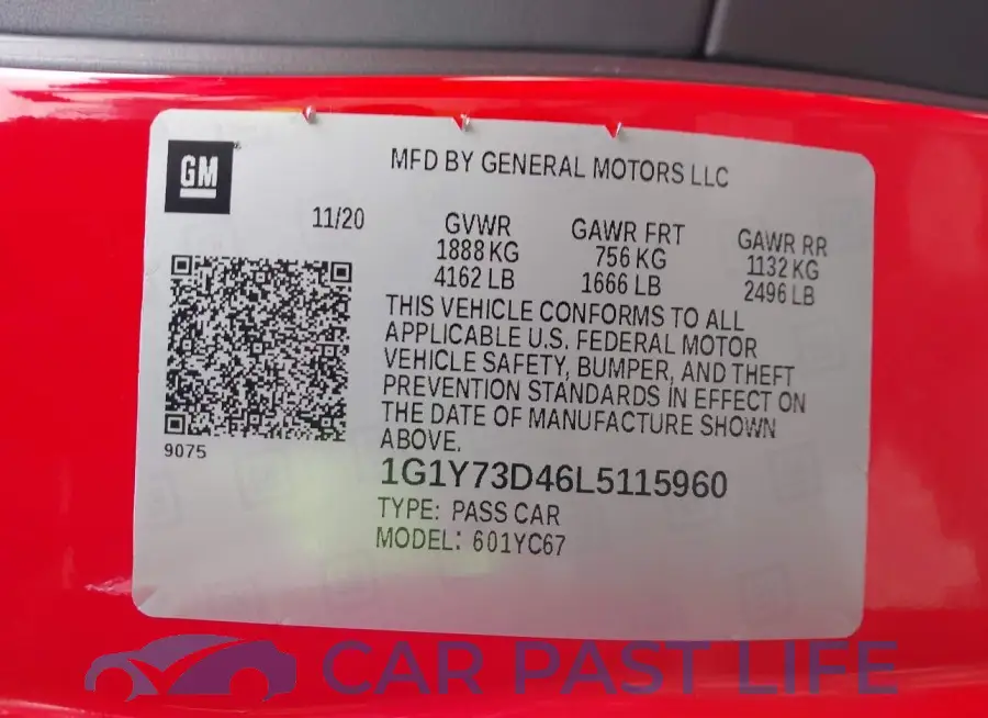 1G1Y73D46L5115960# 9