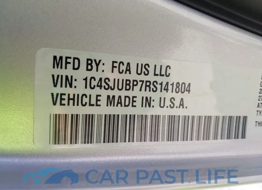 1C4SJUBP7RS141804# 9