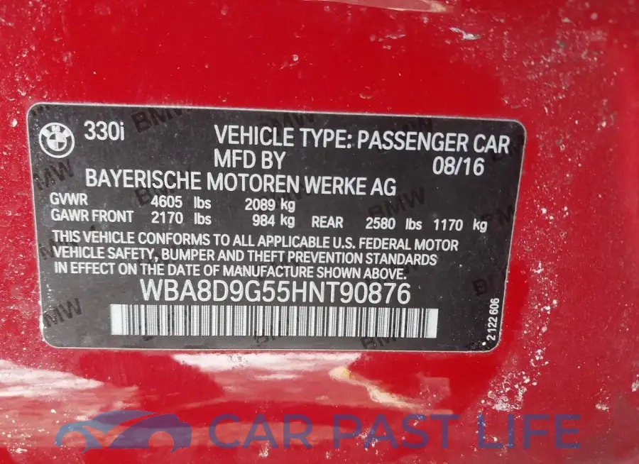 WBA8D9G55HNT90876# 9