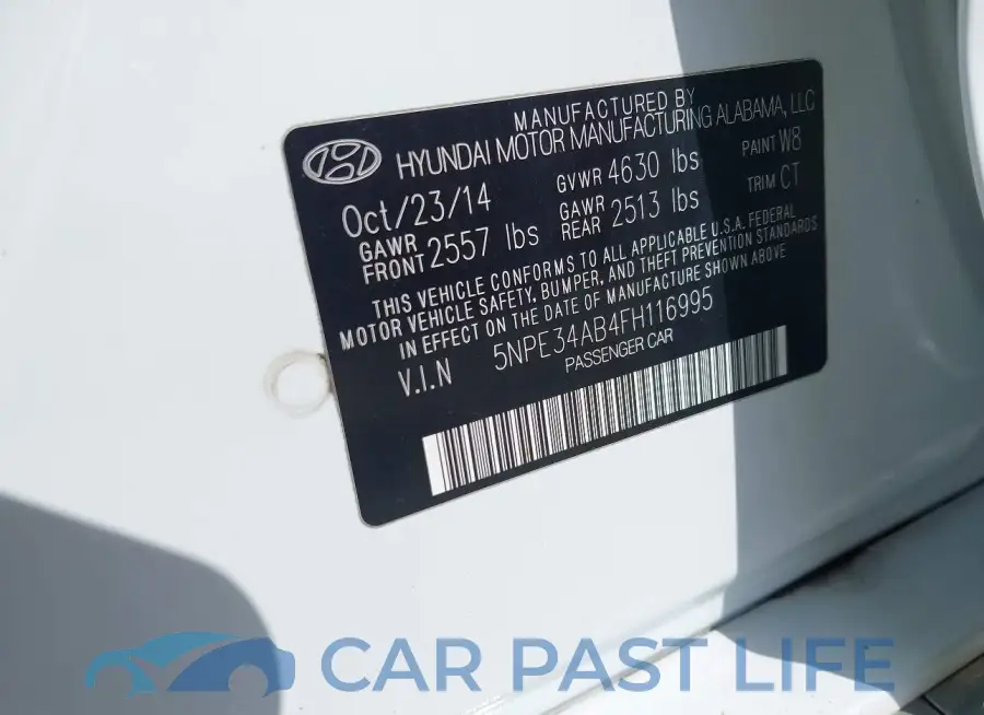 5NPE34AB4FH116995# 9