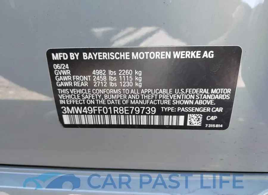 3MW49FF01R8E79739# 9