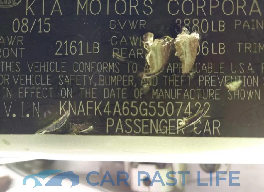 KNAFK4A65G5507422# 9