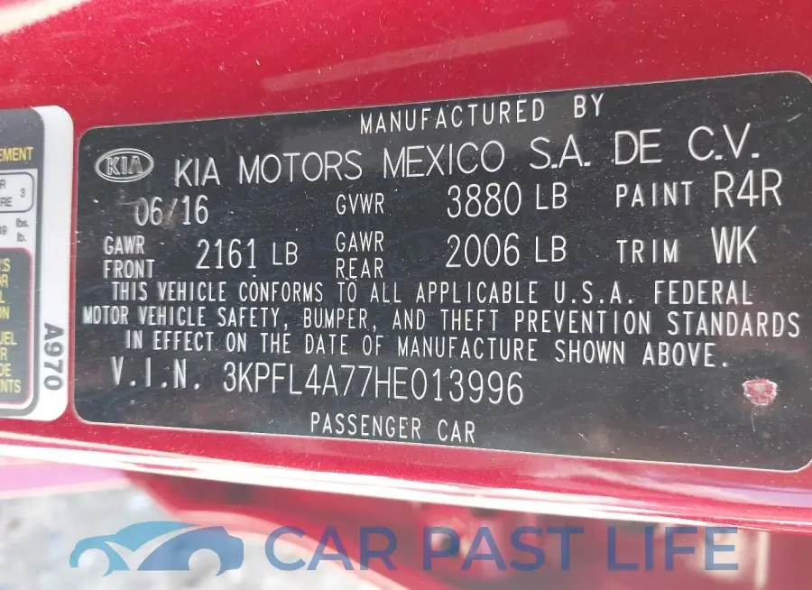 3KPFL4A77HE013996# 9