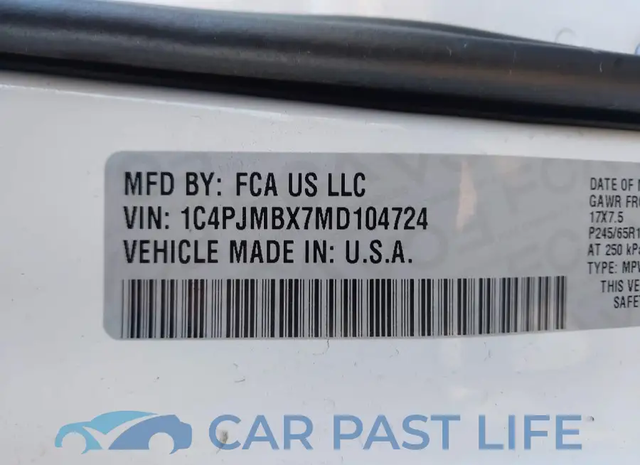 1C4PJMBX7MD104724# 9