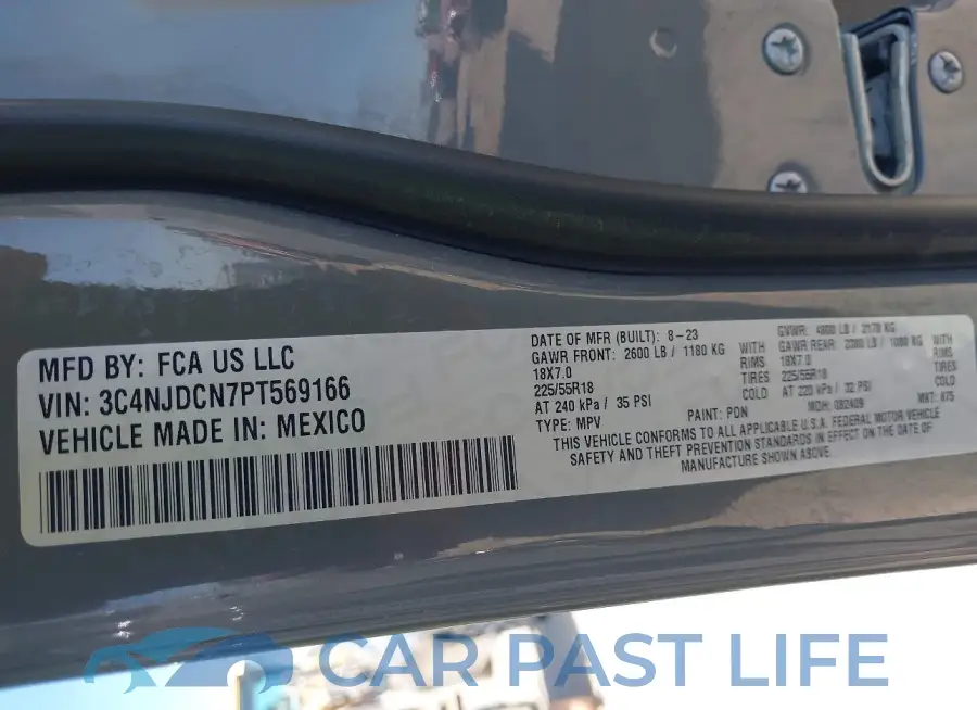 3C4NJDCN7PT569166# 9