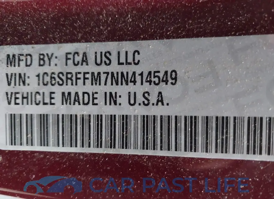 1C6SRFFM7NN414549# 9