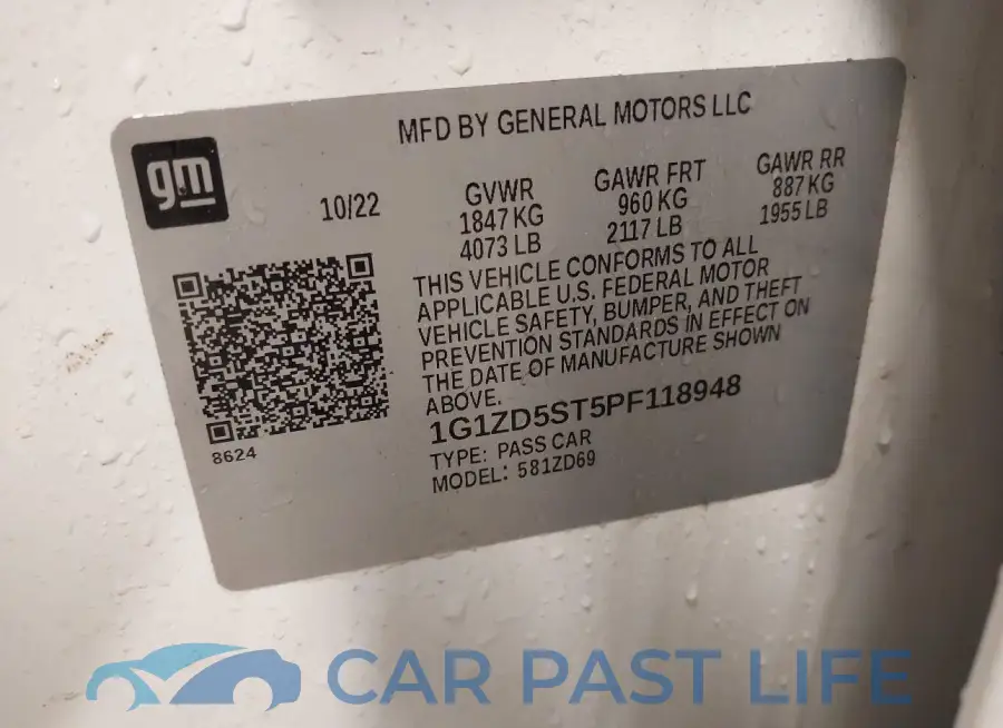 1G1ZD5ST5PF118948# 9
