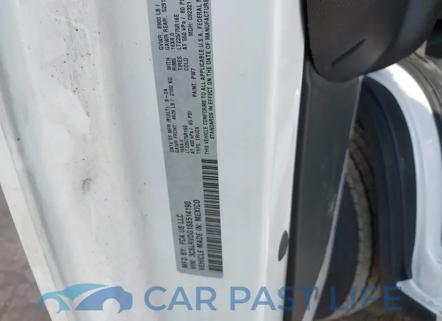 3C6LRVDG1SE514190# 9