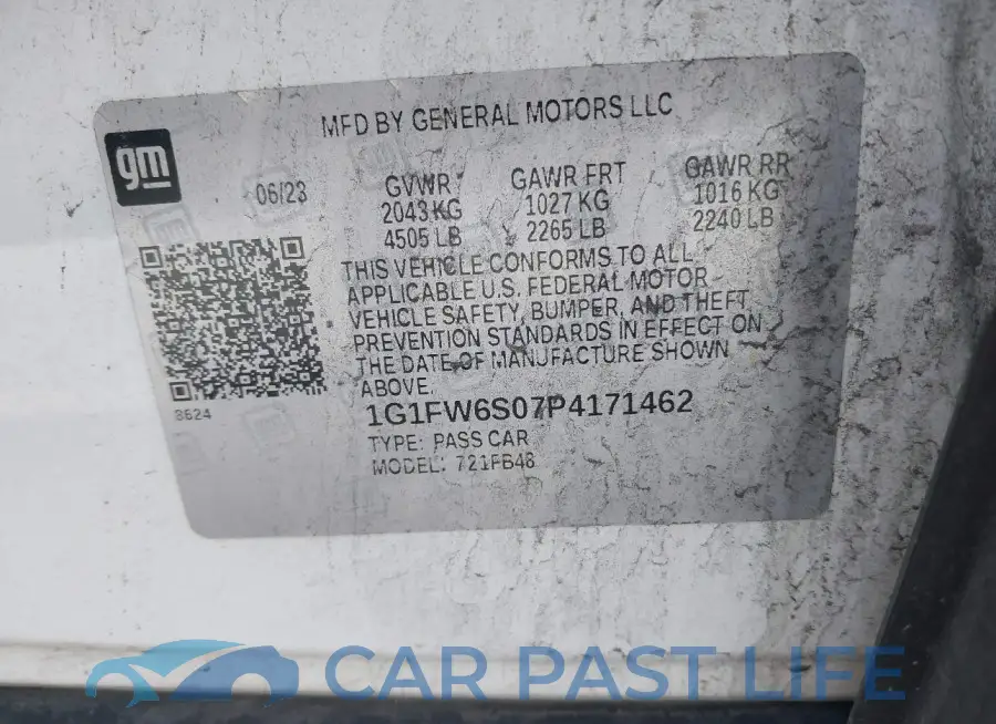 1G1FW6S07P4171462# 9