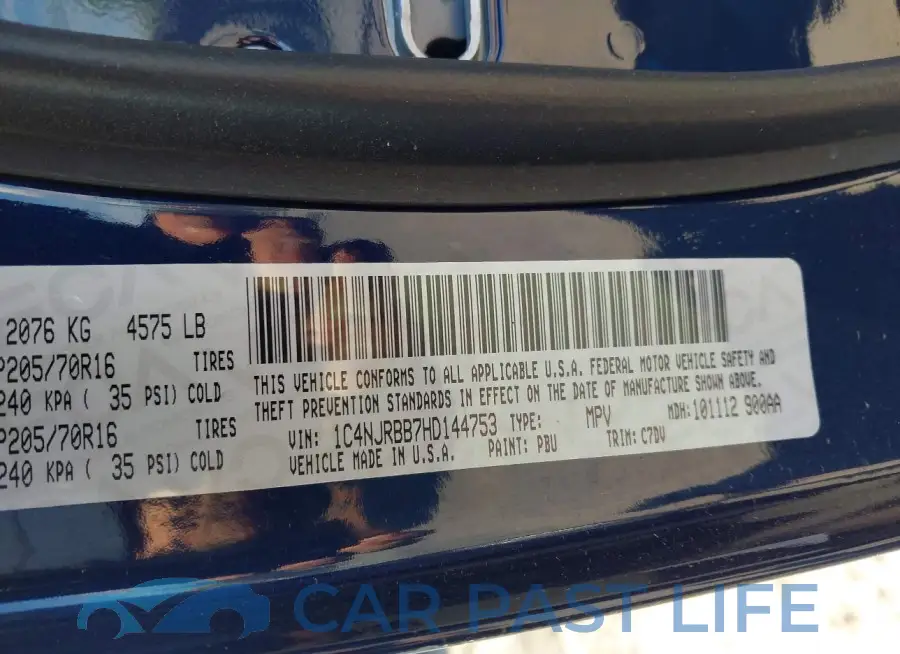 1C4NJRBB7HD144753# 9
