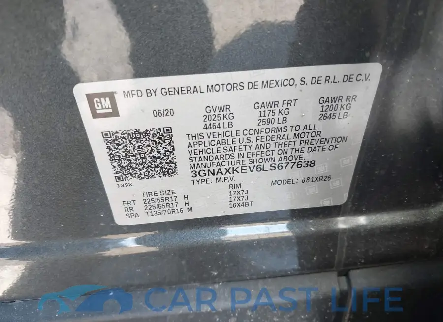 3GNAXKEV6LS677638# 9