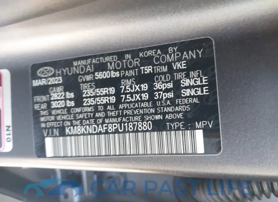 KM8KNDAF8PU187880# 9